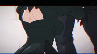 Nier Automata 2B In Super Romantic Sex Hentai!