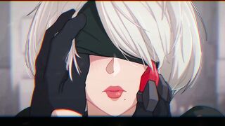 Nier Automata 2B In Super Romantic Sex Hentai!