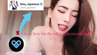 Big tits Japanese girl missionary position POV