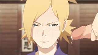 TEMARI RECEIVES A GREAT FACIAL WHILE IN THE DINING ROOM ANIMATED UNCENSORED