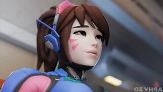 D.va Overwatch Enjoy CULONA Creampie Overwatch Hentai 4k 60FpS