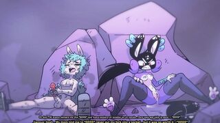 Electrussy hardcore pussy fuck and creampie animation