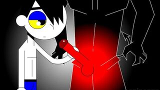 EMO FEMBOY JERKS DEVIL DICK OFF! animation