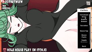 Hole House Gameplay Tatsumaki Dress Lift Cum Filling