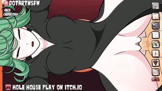 Hole House Gameplay Tatsumaki Dress Lift Cum Filling