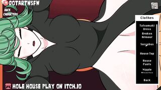 Hole House Gameplay Tatsumaki Dress Lift Cum Filling