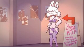 Consenting Mommy rough fuck and creampie animation