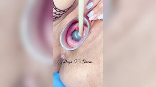 injecting ink into my uterus full video on Clips4Sale