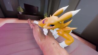 Thick Renamon Creampie Pokemon Furry Yiff 3D Hentai Animation