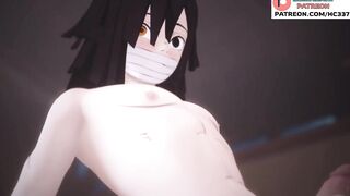 Mitsuri Kanroji And Obanai On Hot Springs Hentai Story - Demon Slayer Animation