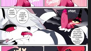 Loona fucks Millie with her FUTA cock ❤ Helluva Boss Hentai