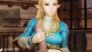 Princess Zelda Can't Resist Such A Good Offer ????????[Zelda Porn Animation]