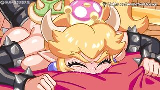 Bowsette Fucked Silly By Princess Peach || 4K60