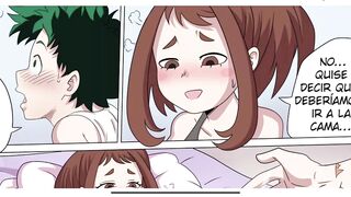 Izuko Midoriya Encuentra a Ochaco UrarakaY Termina Follandola