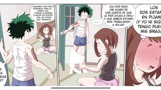 Izuko Midoriya Encuentra a Ochaco UrarakaY Termina Follandola