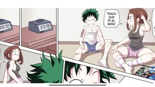 Izuko Midoriya Encuentra a Ochaco UrarakaY Termina Follandola