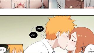 Orihime Inoue passionately fucked by Ichigo - Bleach Porn Manga