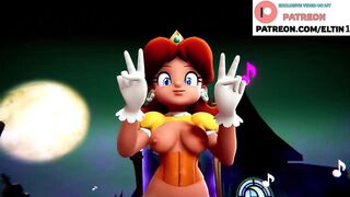 Princess Peach And Daisy Amazing Hentai Adventures In Land Of Halloween | Mario Hentai 4k