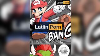 Browser hides Princess Peach's vagina and Mario gets angry