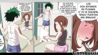 Uraraka's Wet Pussy Drilled by Deku's Cock - My Hero Academia