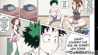 Uraraka's Wet Pussy Drilled by Deku's Cock - My Hero Academia