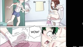 Uraraka's Wet Pussy Drilled by Deku's Cock - My Hero Academia