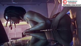 PHARAH X FUTANARI HENTAI ANIMATION OVERWATCH