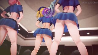 Mmd R-18 Anime Girls Sexy Dancing Clip 286