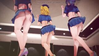 Mmd R-18 Anime Girls Sexy Dancing Clip 286