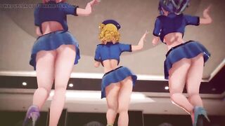 Mmd R-18 Anime Girls Sexy Dancing Clip 286