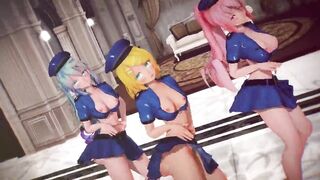 Mmd R-18 Anime Girls Sexy Dancing Clip 286