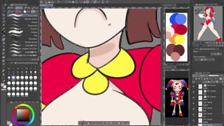 A big update for pomni| SPEED drawing +18????