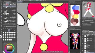 A big update for pomni| SPEED drawing +18????