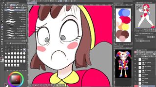 A big update for pomni| SPEED drawing +18????