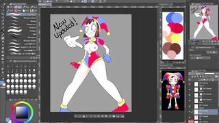 A big update for pomni| SPEED drawing +18????