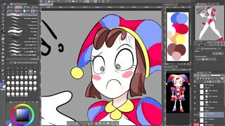 A big update for pomni| SPEED drawing +18????