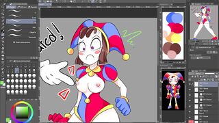 A big update for pomni| SPEED drawing +18????