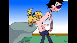 PokeTrainer Gets Railed By Pikachu COCK! Pokemon Hentai