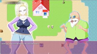 Android Quest For The Balls - Dragon Ball Part 6 - Master And Android 18 By MissKitty2K