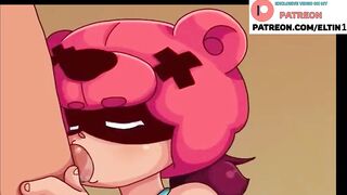 Nita Do Cute Blowjob And Getting Cum In Mouth | Hottest Brawl Stars Hentai 4k 60fps