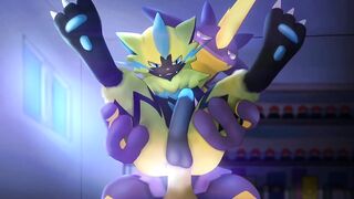 Zeraora & Toxtricity Lewd Training Pokemon Fucking Hentai Animation