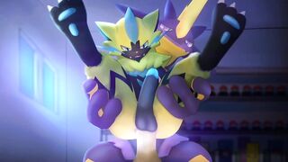 Zeraora & Toxtricity Lewd Training Pokemon Fucking Hentai Animation