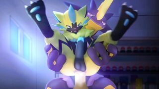 Zeraora & Toxtricity Lewd Training Pokemon Fucking Hentai Animation