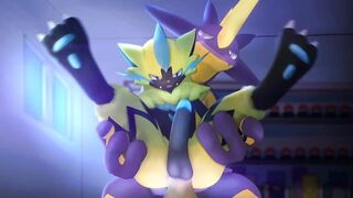 Zeraora & Toxtricity Lewd Training Pokemon Fucking Hentai Animation