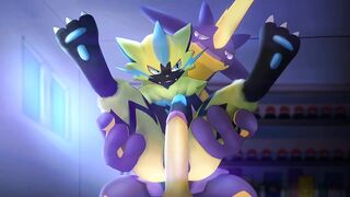 Zeraora & Toxtricity Lewd Training Pokemon Fucking Hentai Animation