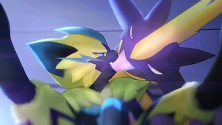 Zeraora & Toxtricity Lewd Training Pokemon Fucking Hentai Animation