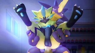 Zeraora & Toxtricity Lewd Training Pokemon Fucking Hentai Animation