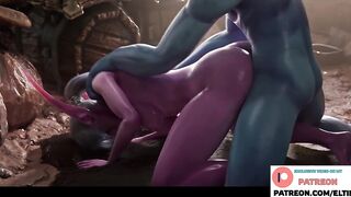 Elf Girl Hot Fucked And Getting Big Creampie | Hot WOW Hentai 4k