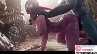 Elf Girl Hot Fucked And Getting Big Creampie | Hot WOW Hentai 4k