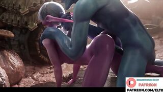 Elf Girl Hot Fucked And Getting Big Creampie | Hot WOW Hentai 4k